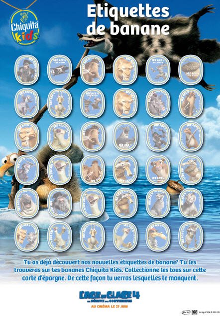 Collector « Chiquita Ice age 4 [2012] »