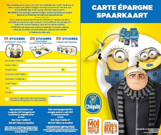 Collector « Chiquita Moi moche et mechant 3 [2017] »