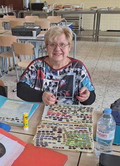 Francine Hoenicke accompagnée de son époux Francis