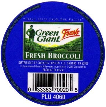 green giant fresh broccoli plu 4060