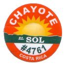 el sol chayote #4761 costa rica