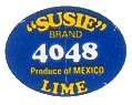susie brand 4048 produce of mexico lime