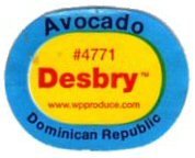 desbry #4771 avocado www.wpproduce.com dominican republic