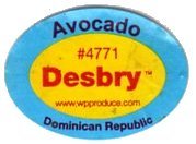 desbry #4771 avocado www.wpproduce.com dominican republic