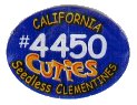 cuties california #4450 seedless clementines