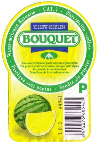 bouquet yellow seedless l012 #4341 p 88412276685423