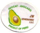 jw exportaciones s.a.c. avocat avocado produt of peru