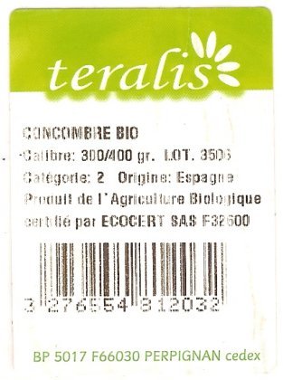 teralis concombre bio