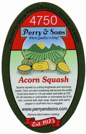 perry&sons 4750 acorn squash