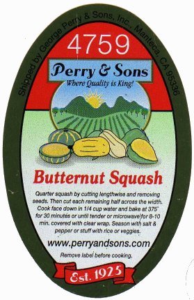 perry&sons 4759 butternut squash