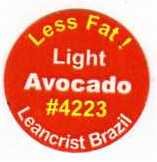 leancrist brazil less fat light avocado #4223