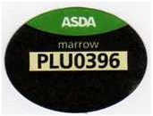 asda marrow plu0396