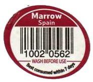 marrow spain 10020562 wash before use