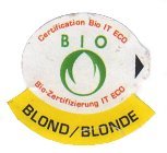 bio certification bio it eco bio-zertifizierung it eco blond blonde