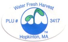 water fresh harvest plu #3417 hopkinton, ma