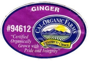 cal-organic farms ginger #94612