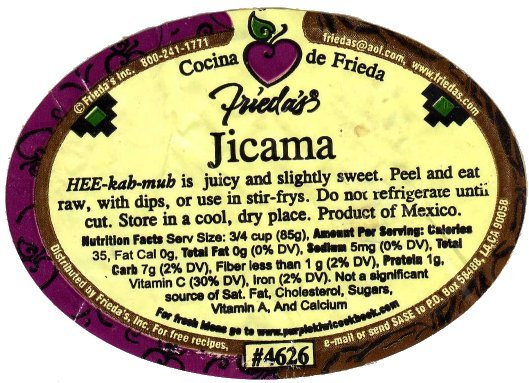 friedas cocina de frieda jicama #4626