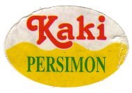 kaki persimon