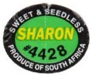 sweet & seedless sharon #4428 produce of south africa