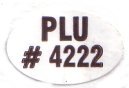 plu #4222