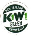 k1w1 green new zealand kiwifruit