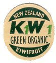 k1w1 green organic new zealand kiwifruit
