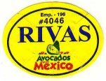 rivas emp. - 196 #4046 avocados mexico