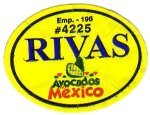 rivas emp. - 196 #4225 avocados mexico