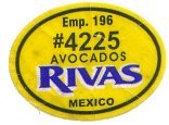 rivas emp. 196 #4225 avocados mexico