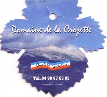 domaine de la crozette qualite gustative tel.04 90 67 63 05