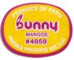 bunny mangos #4959 produce of peru freska produce int llc