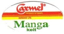 carmel manga keit produce of israel agrexco ltd