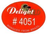 delight gold #4051 mangoes from brazil