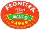 frontera fresh brand mango #4959 product of guatemala