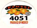 frussi 4051 produce of mexico 1996