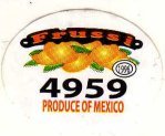 frussi 4959 produce of mexico 1996