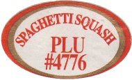 spaghetti squash plu #4776