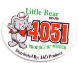 little bear brand 4051 produce of mexico distributed by j&d produce