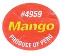 mango #4959 produce of peru