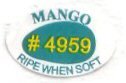 mango #4959 ripe when soft