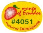 mango of ecuador #4051 packed by durexporta