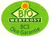 bio wertkost bcs oko garantie