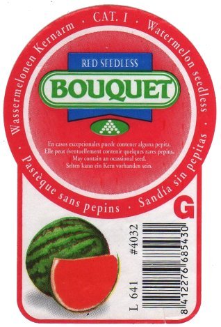 bouquet red seedless l641 #4032 8412276685430 g
