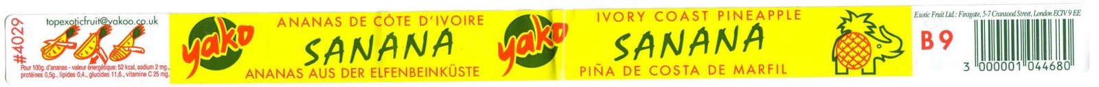 yako ananas de cote d ivoire sanana 4029 B9