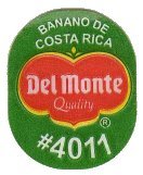 del monte quality banano de costa rica #4011