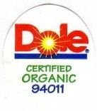 dole certified organic 94011