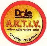 dole a.k.t.i.v. active activo attivo actief  quality program