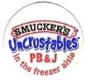 smuckers uncrustables pb&j in the freezer aisle