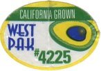 west pak california grown #4225