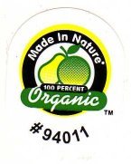 made in nature 100 percent organic #94011
